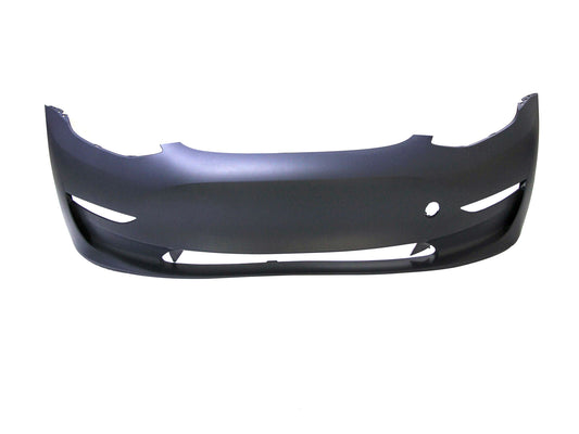Tesla Model 3 (2017 – 2023) Front Bumper Cover – No Sensor Holes – 1084168-SO-5-E - Parts