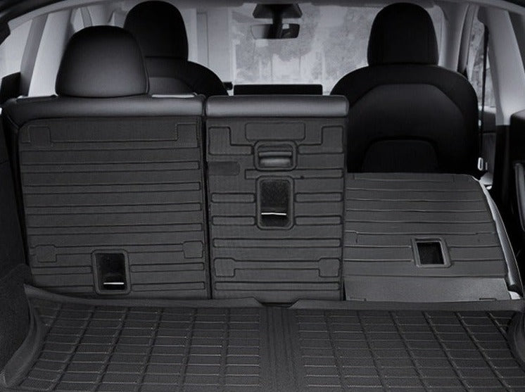 Model Y 7 Seaters: Full All-weather Floor/Frunk/Trunk Mats Bundle Set Bundle Set (9 PCs)