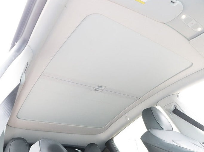 Model Y: Retractable Glass Roof Sun Shade