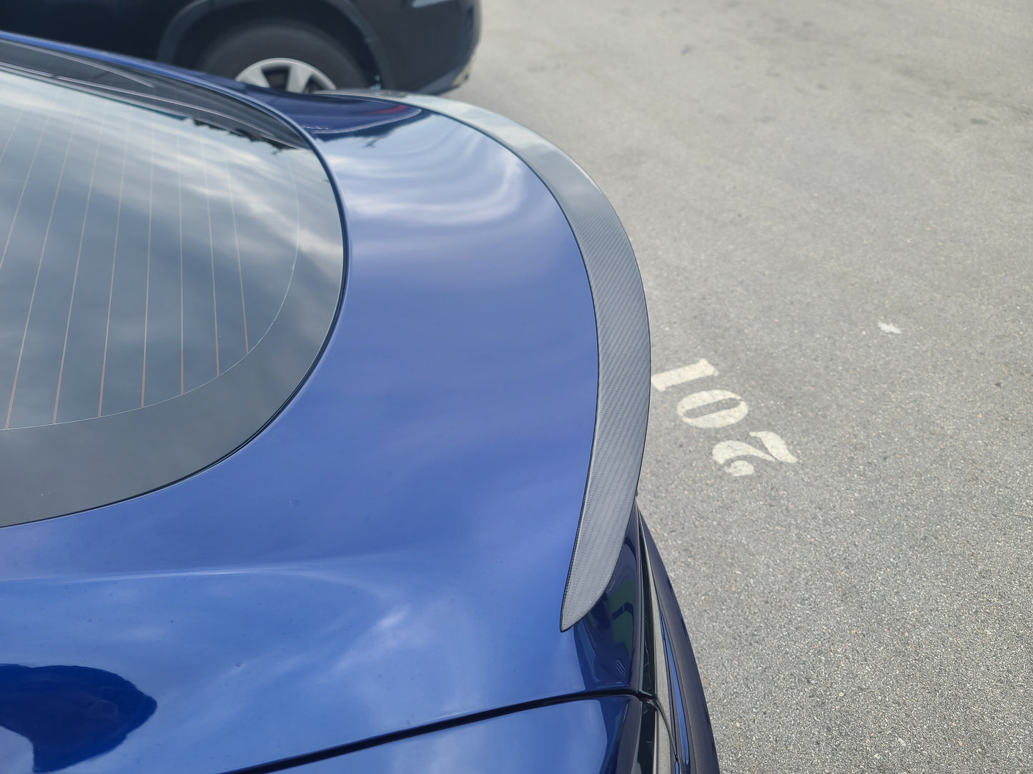 Model S: Real Carbon Fibre Performance Spoiler