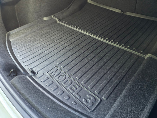 Model 3 Highland 2024-2025: TPE Trunk Storage Cargo Mat