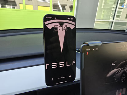 Model 3/Y/CT: Magnetic Rotatable Screen Edge Phone Holder Mount
