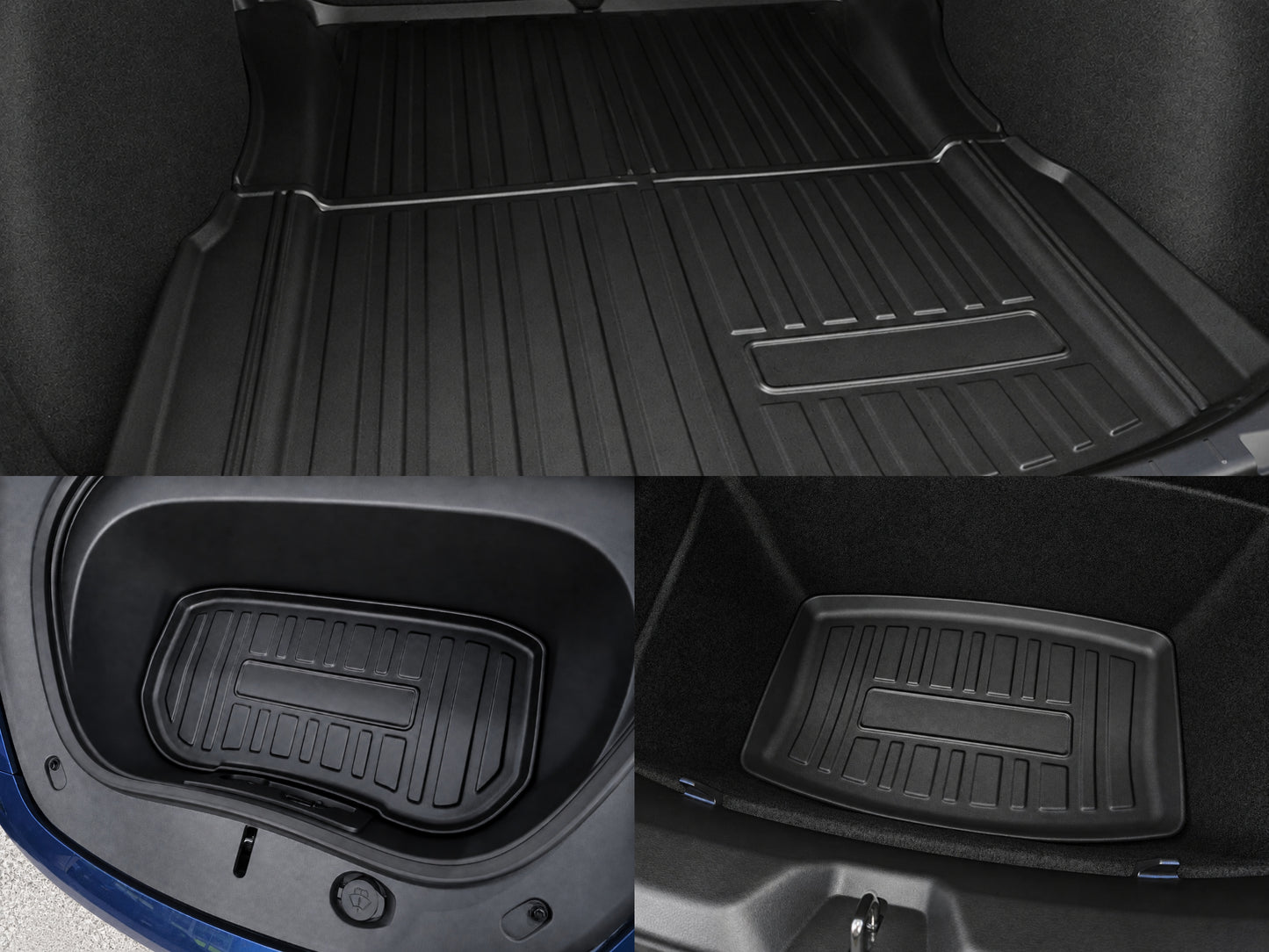 Model 3 Highland 2024+: TPE Frunk & Trunk Liners Set (3 PCs)