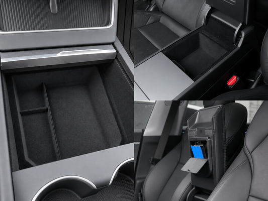 Model 3 Highland 2024+/ Model Y Juniper 2026+: Organizer Tray Bundle (3PCs)