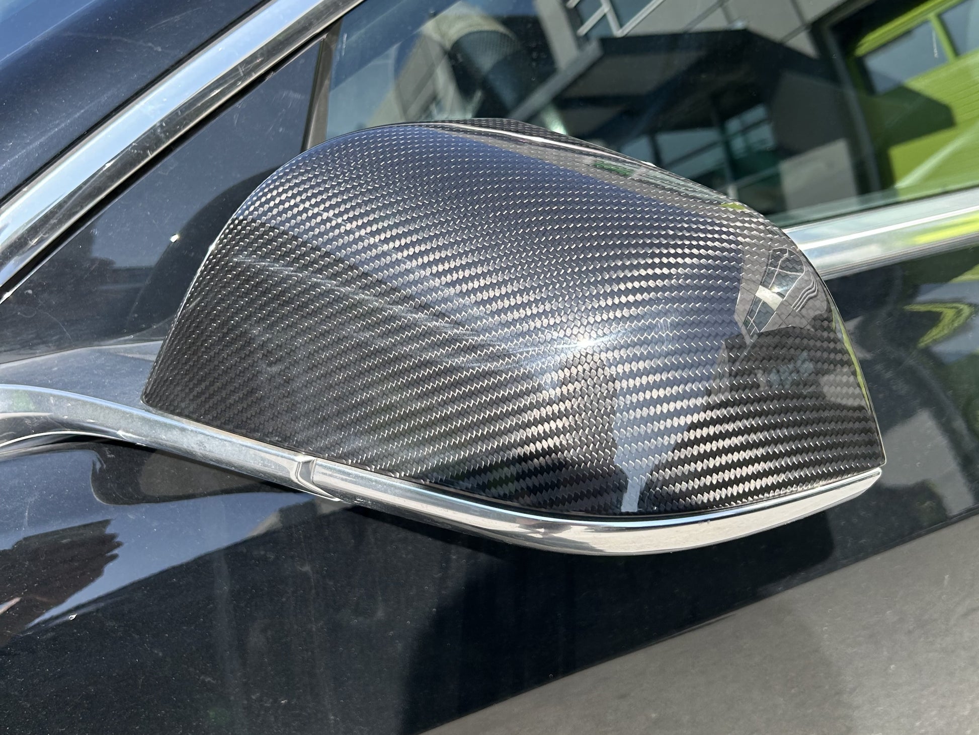 Model 3/Y: Real Carbon Fibre Side View Mirror Covers (2PCs)