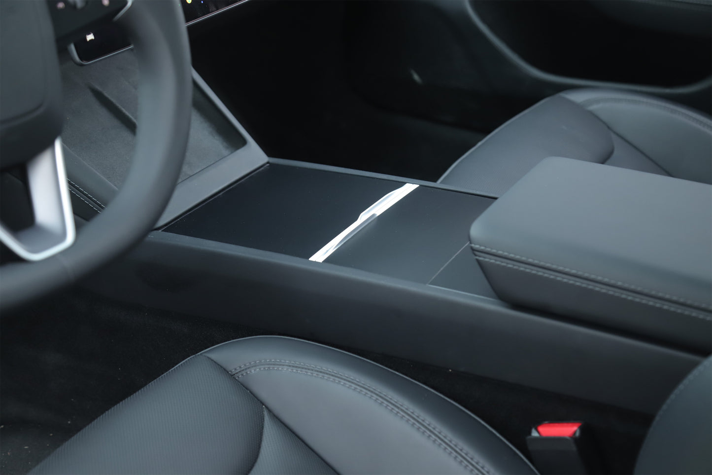 Model 3 Highland 2024-2025/ Model Y Juniper 2025: Centre Console Cover Wrap (3PCs) (T2 Gift)