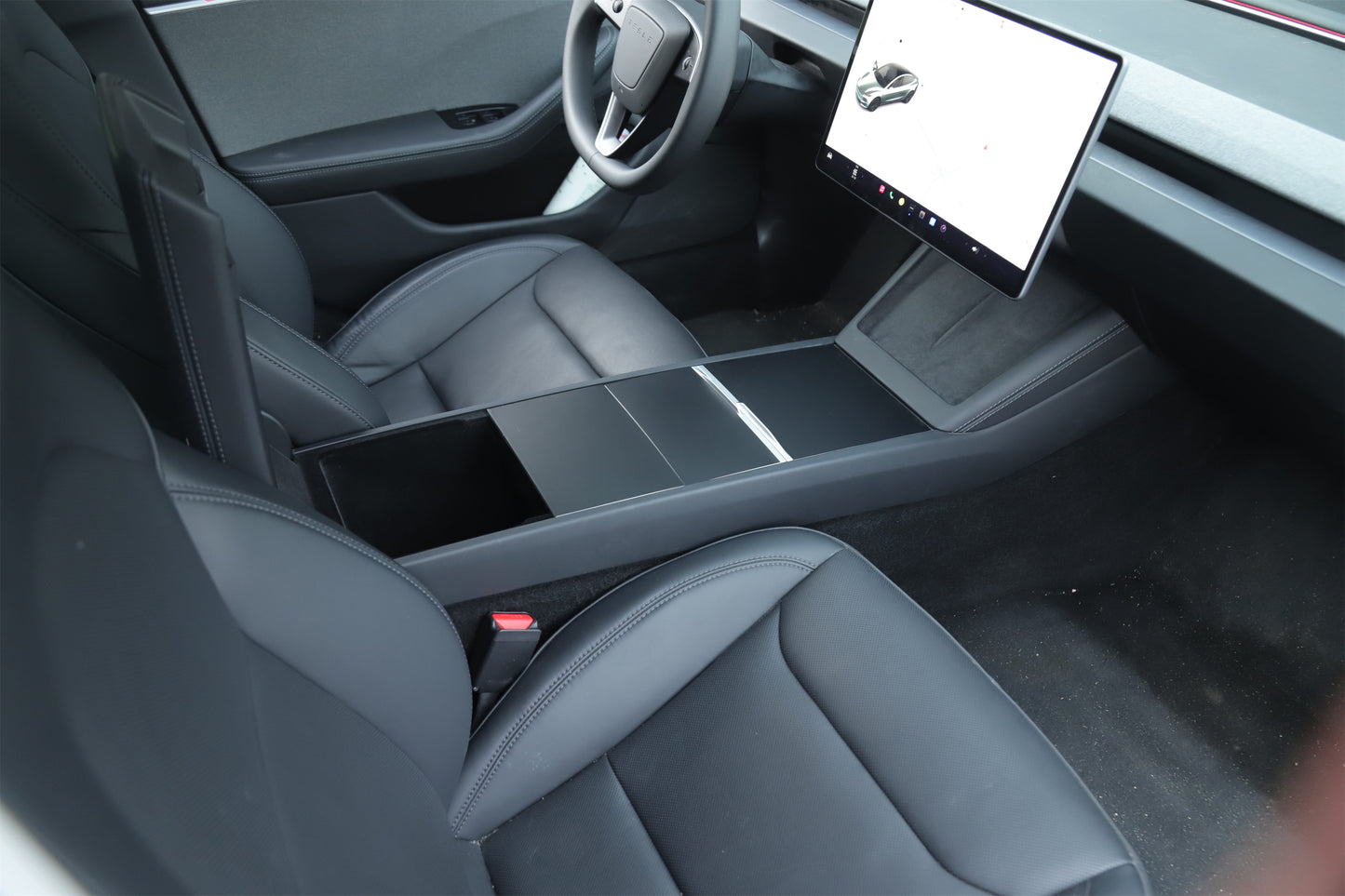 Model 3 Highland 2024-2025/ Model Y Juniper 2025: Centre Console Cover Wrap (3PCs) (T2 Gift)