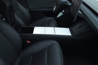 Model 3 Highland 2024-2025/ Model Y Juniper 2025: Centre Console Cover Wrap (3PCs) (T2 Gift)