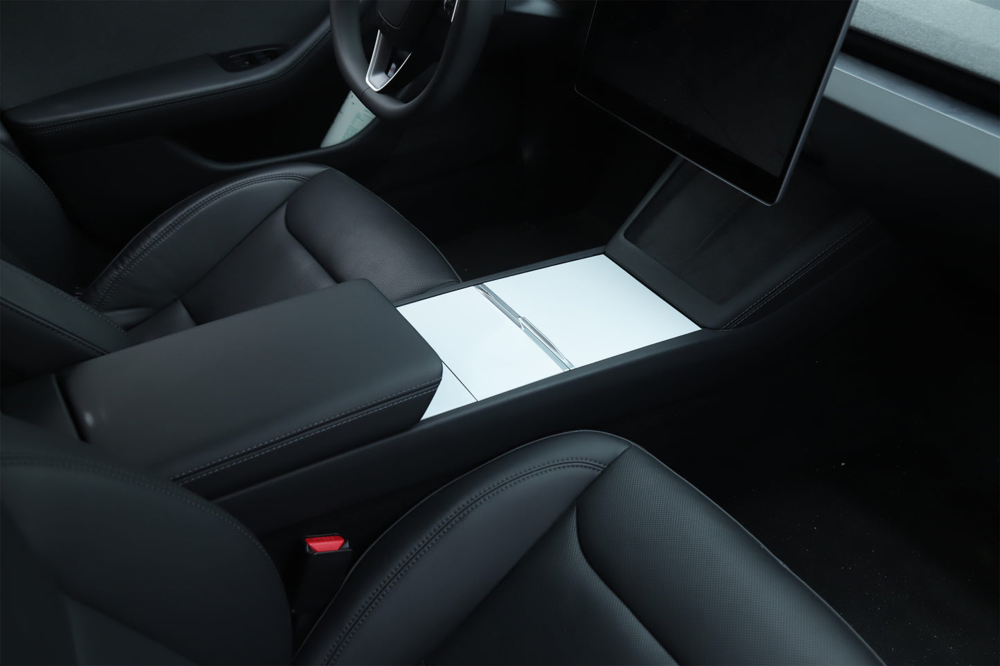 Model 3 Highland 2024-2025/ Model Y Juniper 2025: Centre Console Cover Wrap (3PCs) (T2 Gift)