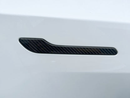 Model 3/Y: Real Carbon Fibre Door Handle Trims (4PCs)