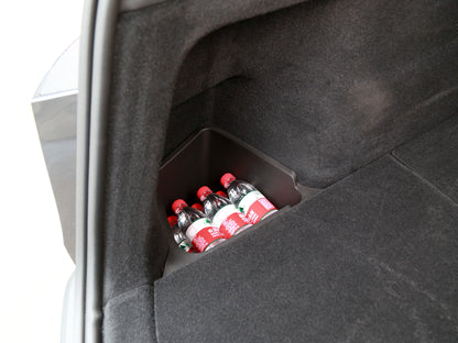 Model Y Juniper 2026+: Rear Trunk Side Storage Bins + Flocked Lids (4 PCs)