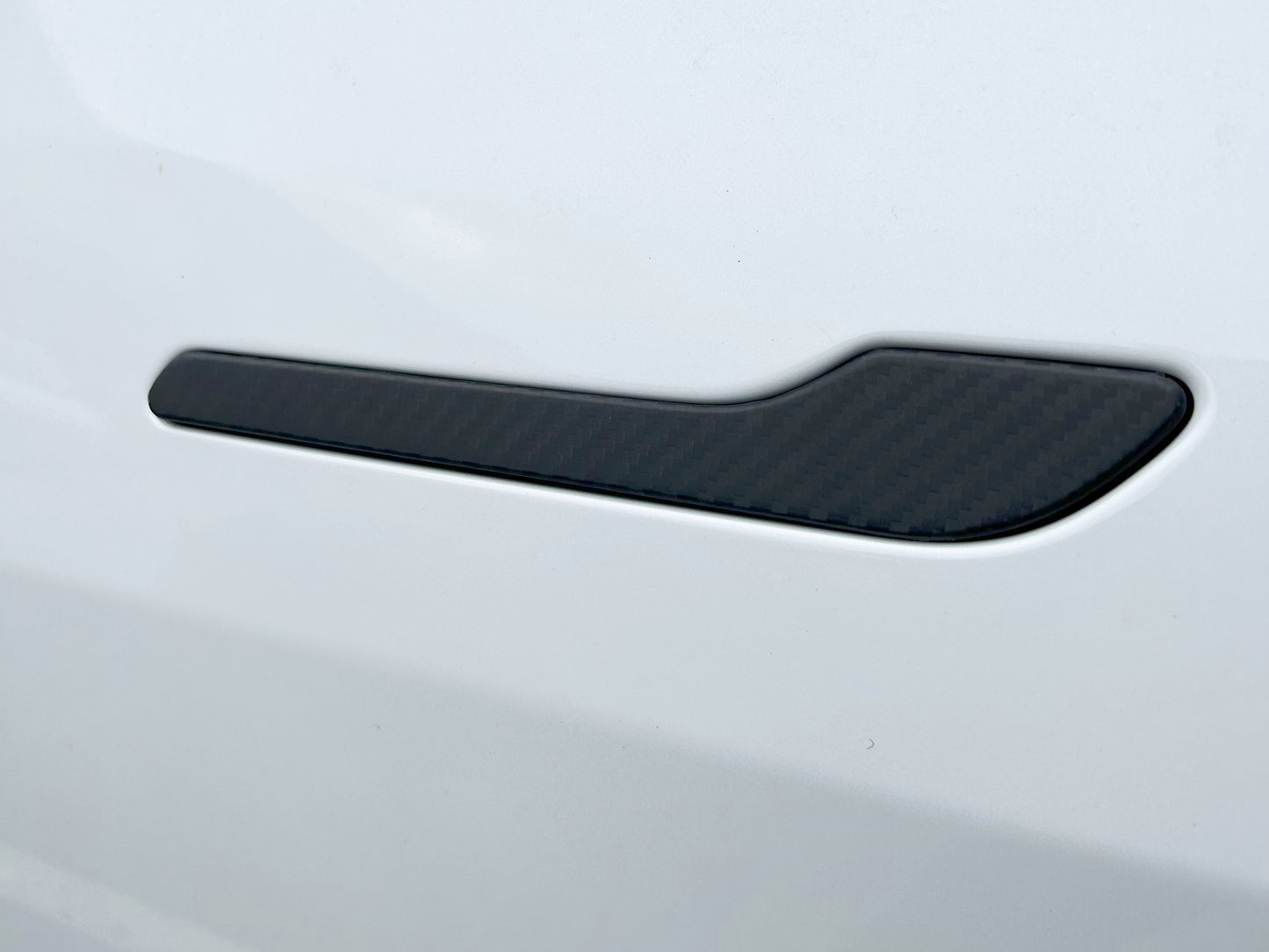 Model 3/Y: Real Carbon Fibre Door Handle Trims (4PCs)