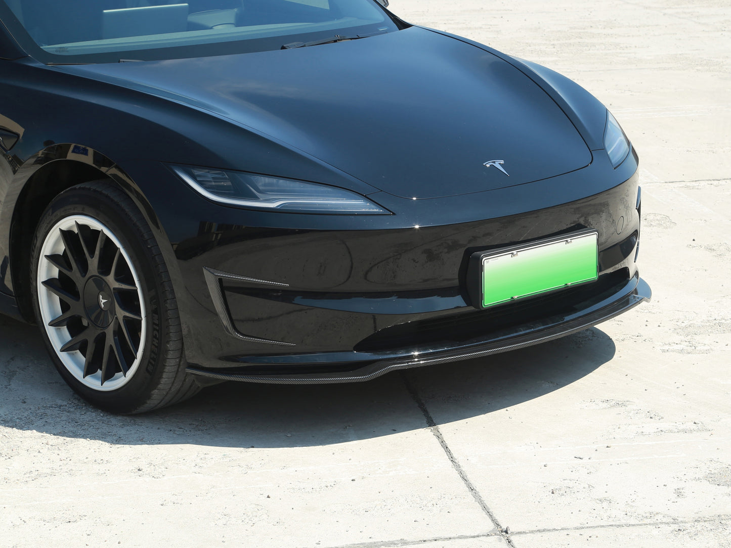 Model 3 Highland: Front Air Deflector Lip (3 PCs)