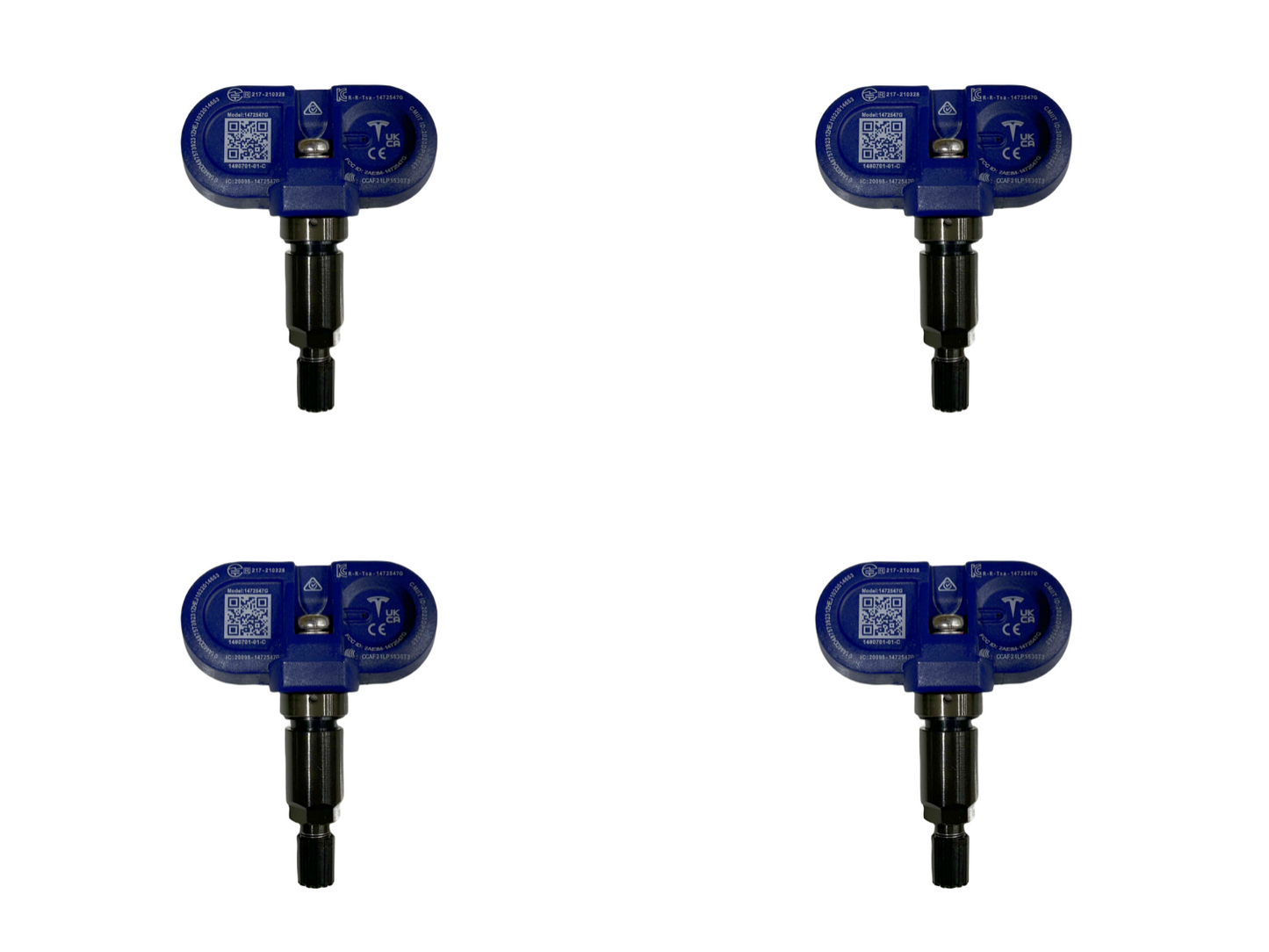 Model S/3/X/Y: OEM TPMS Bluetooth Tire Pressure Monitoring Sensors (4pcs)