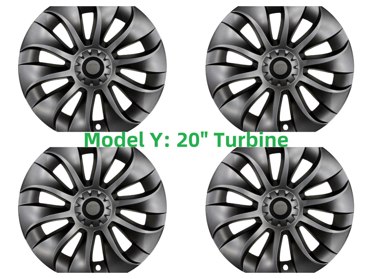 Model Y: Turbine 19"/20" Wheel Rim Protector Cover
