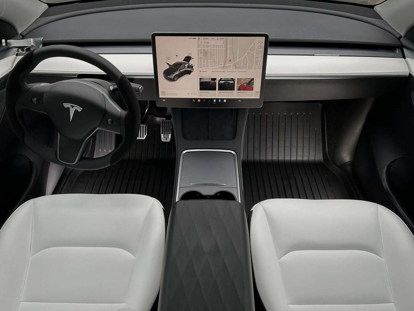 Model Y Legacy 7 Seaters: Full All-weather Floor/Frunk/Trunk Mats Bundle Set (9 PCs)