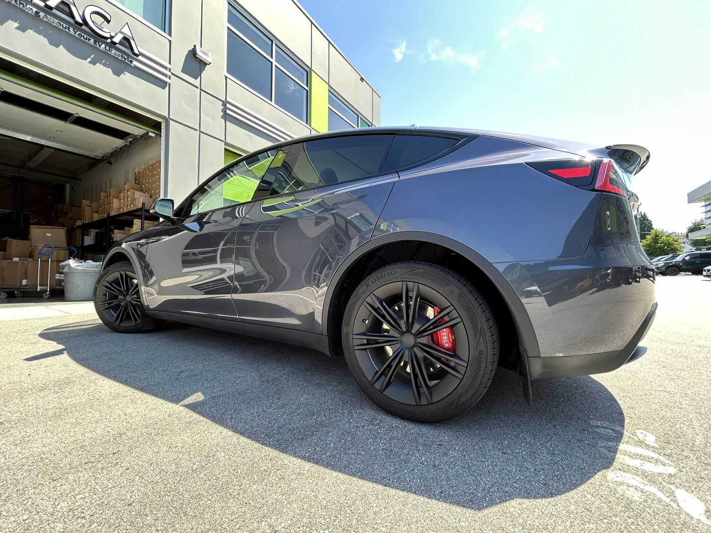 Model Y: Sharp 19" Wheel Rim Protector Cover