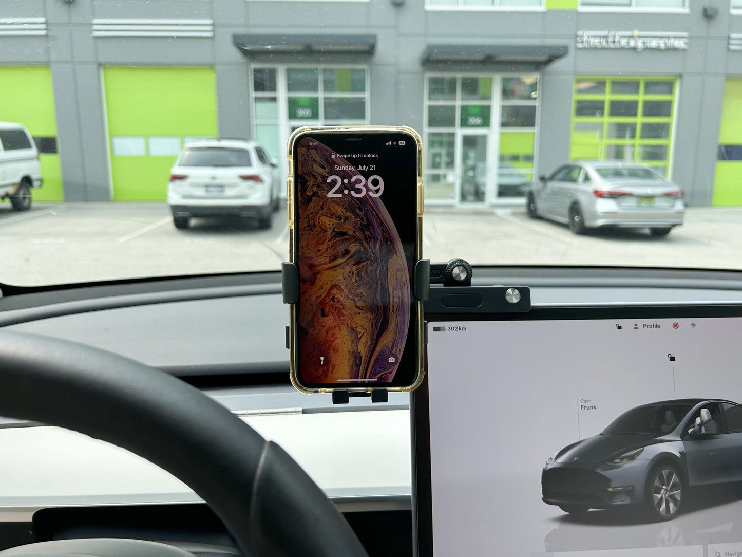 Model 3/Y: Corner Edge Rotatable Phone Holder Mount