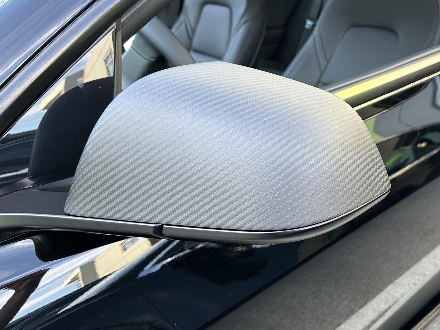 Model 3/Y: Real Carbon Fibre Side View Mirror Covers (2PCs)