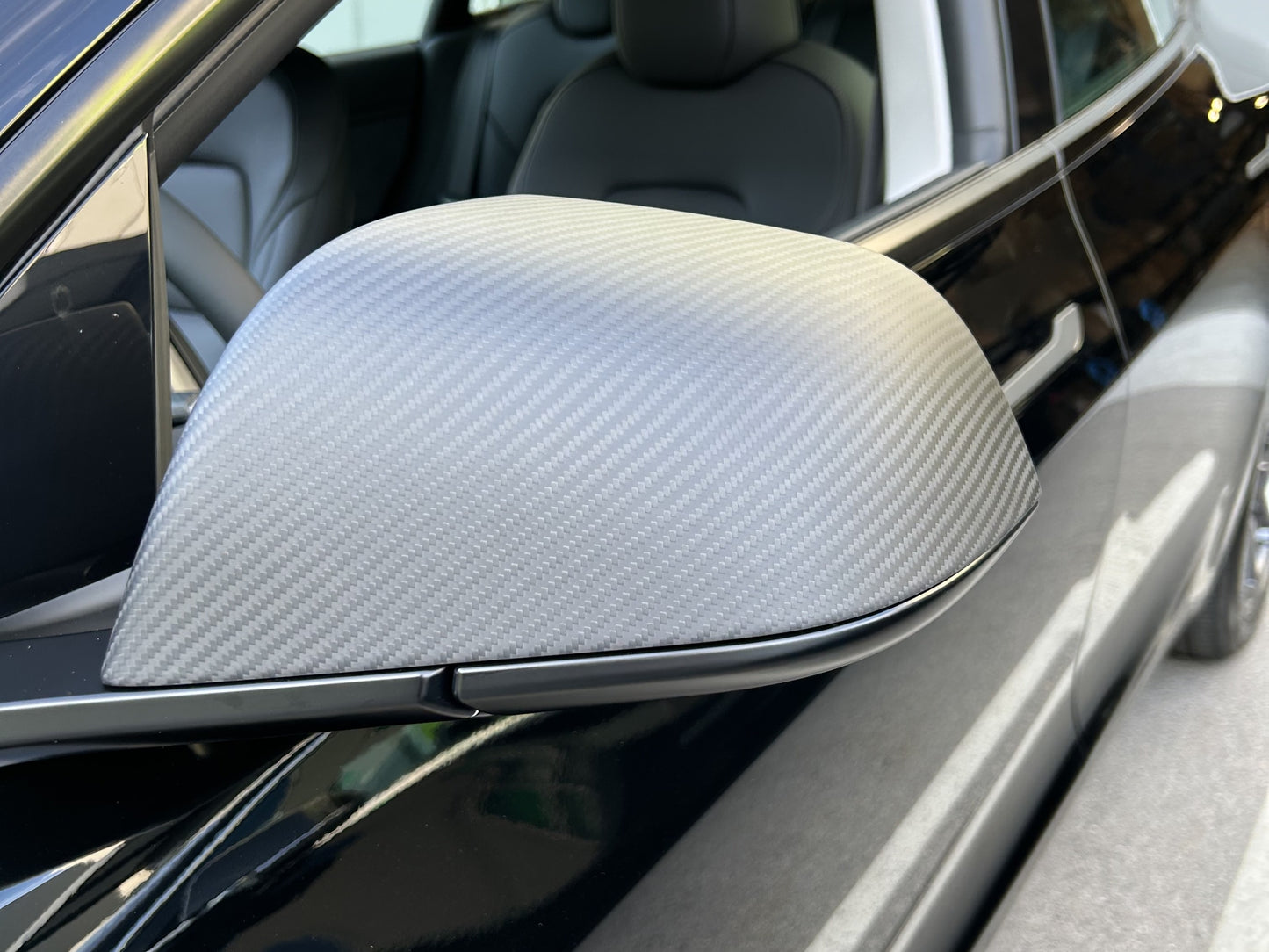 Model 3/Y: Real Carbon Fibre Side View Mirror Covers (2PCs)