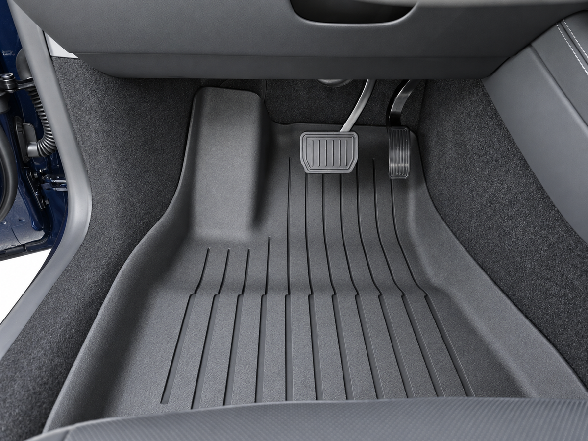 Model 3 Highland 2024+: TPE Full All-weather Floor/Frunk/Trunk Liners Mats Bundle Set (6 PCs)