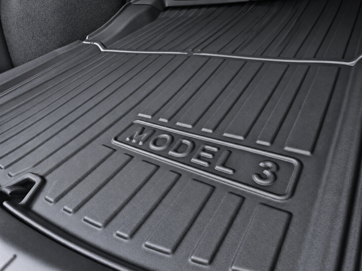 Model 3 Highland 2024+: TPE Full All-weather Floor/Frunk/Trunk Liners Mats Bundle Set (6 PCs)