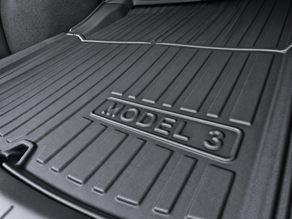 Model 3 Highland 2024+: TPE Full All-weather Floor/Frunk/Trunk Liners Mats Bundle Set (6 PCs)