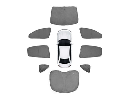 Model Y Legacy/ Juniper 2021-2026 : Full Sunlight Blackout Privacy Screen Sunshades V2 (7pcs)