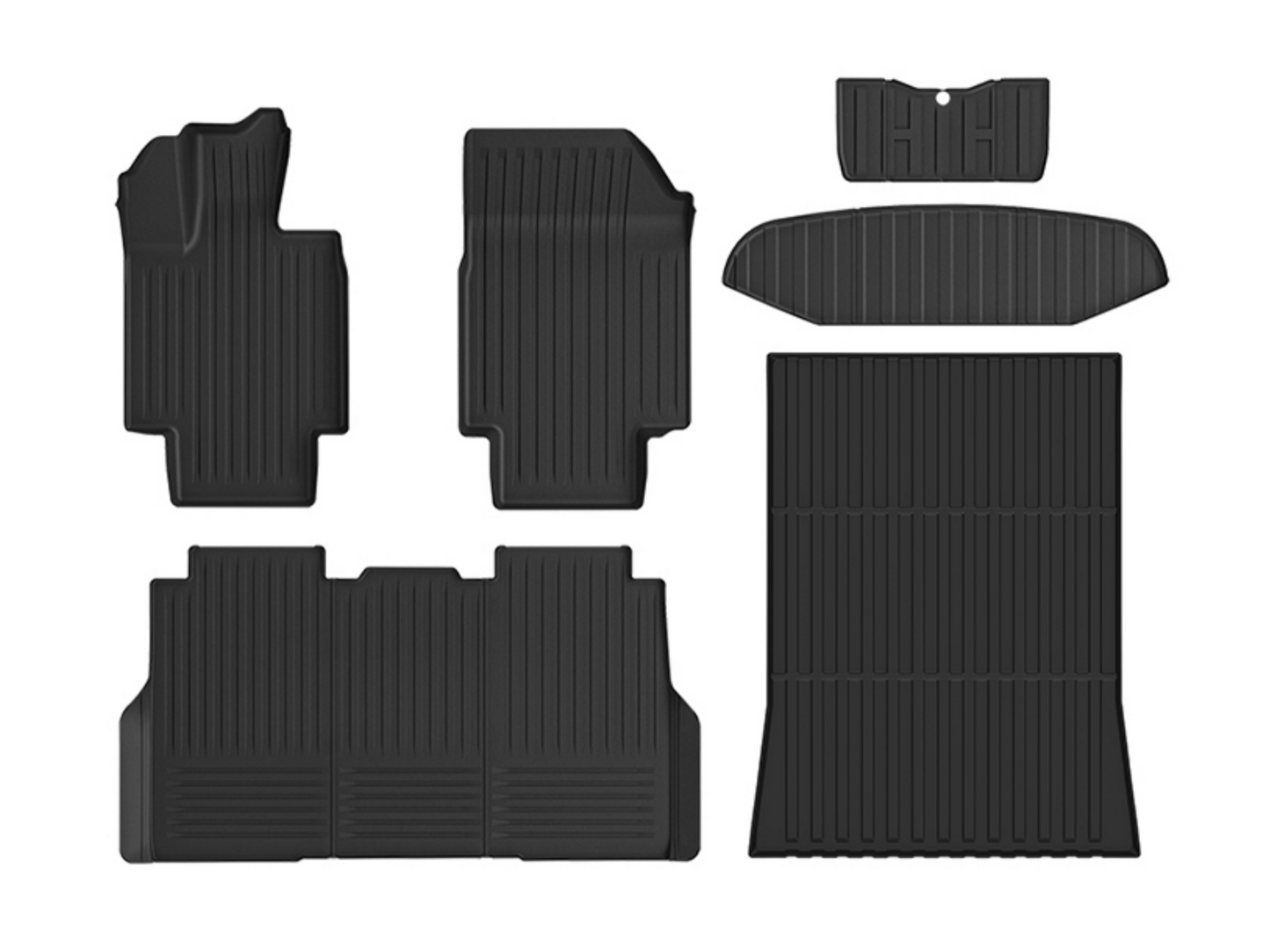 Cybertruck: Full All-weather Floor/Frunk/Trunk Mats Bundle Set (6 PCs)