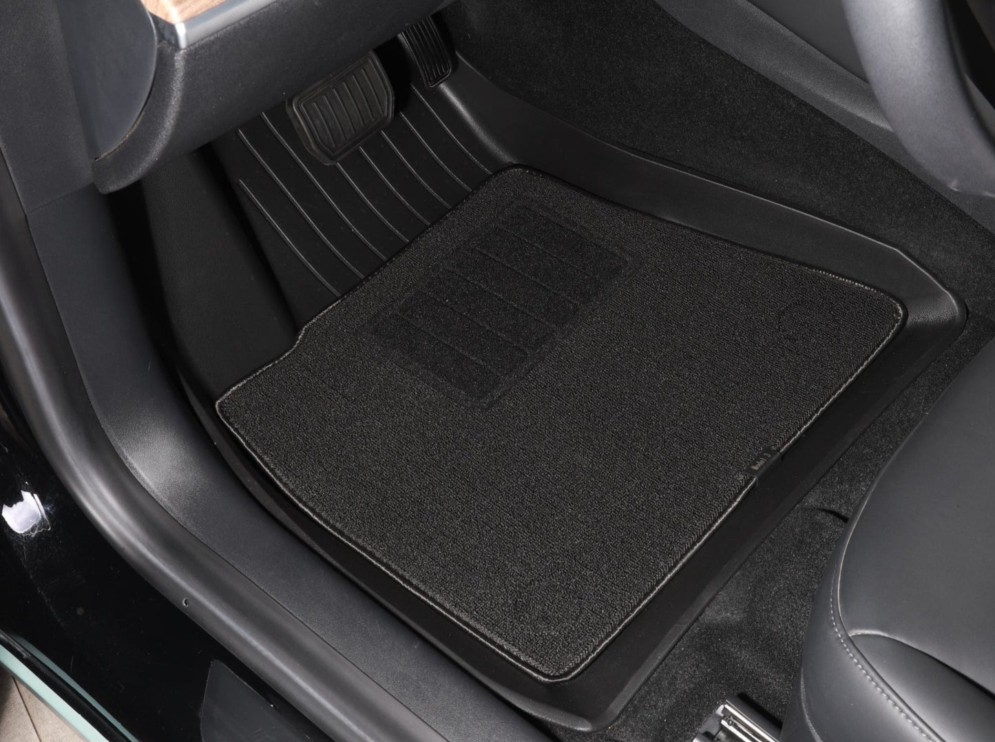 Model 3 2017-2022 : TPE All-weather Interior Floor Mats & Detachable Carpets (3 PCs)