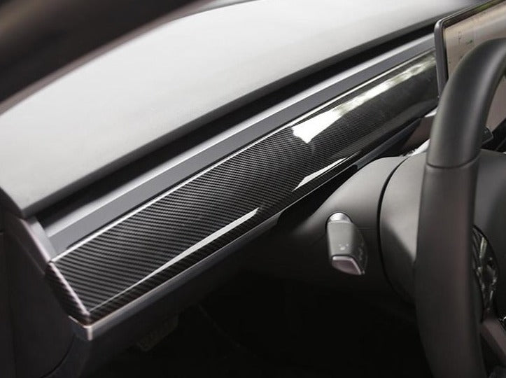 Model 3/Y: Carbon Fibre Dashboard Cover (1 PC)