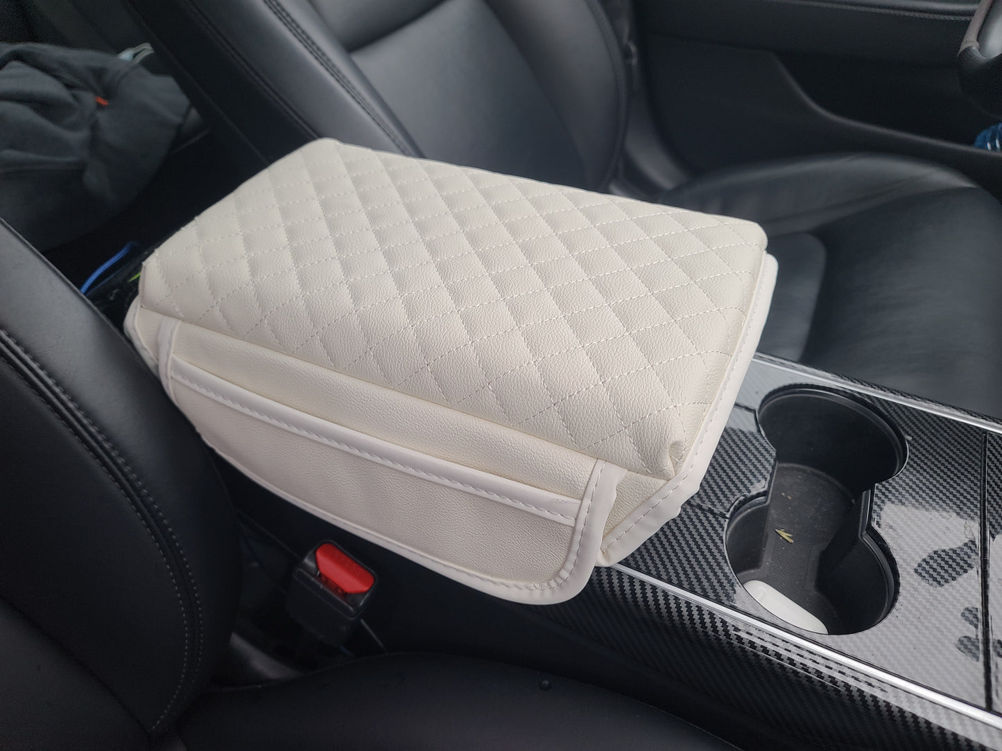 Model 3/Y: Armrest Leather Cushion Cover