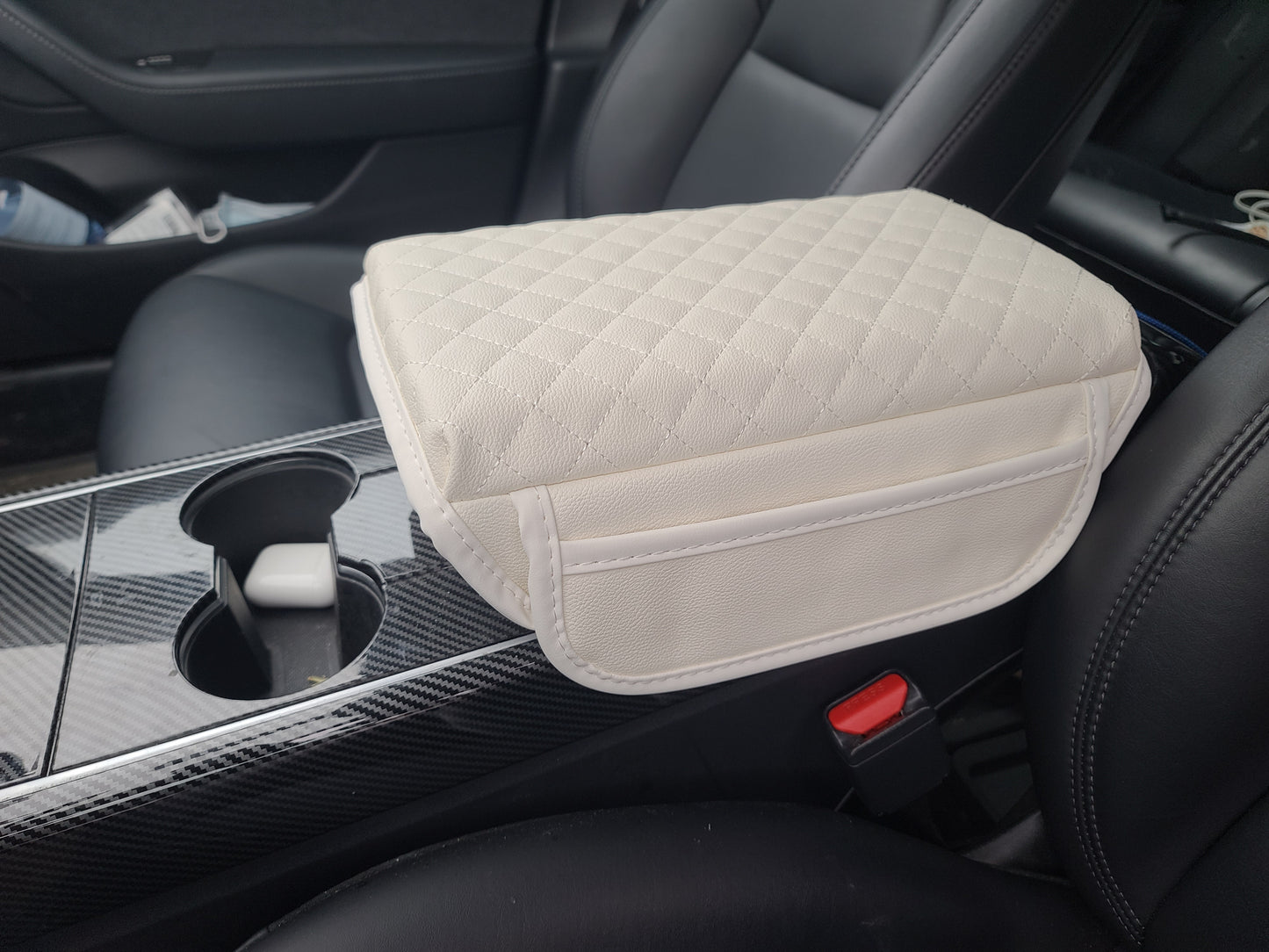 Model 3/Y: Armrest Leather Cushion Cover