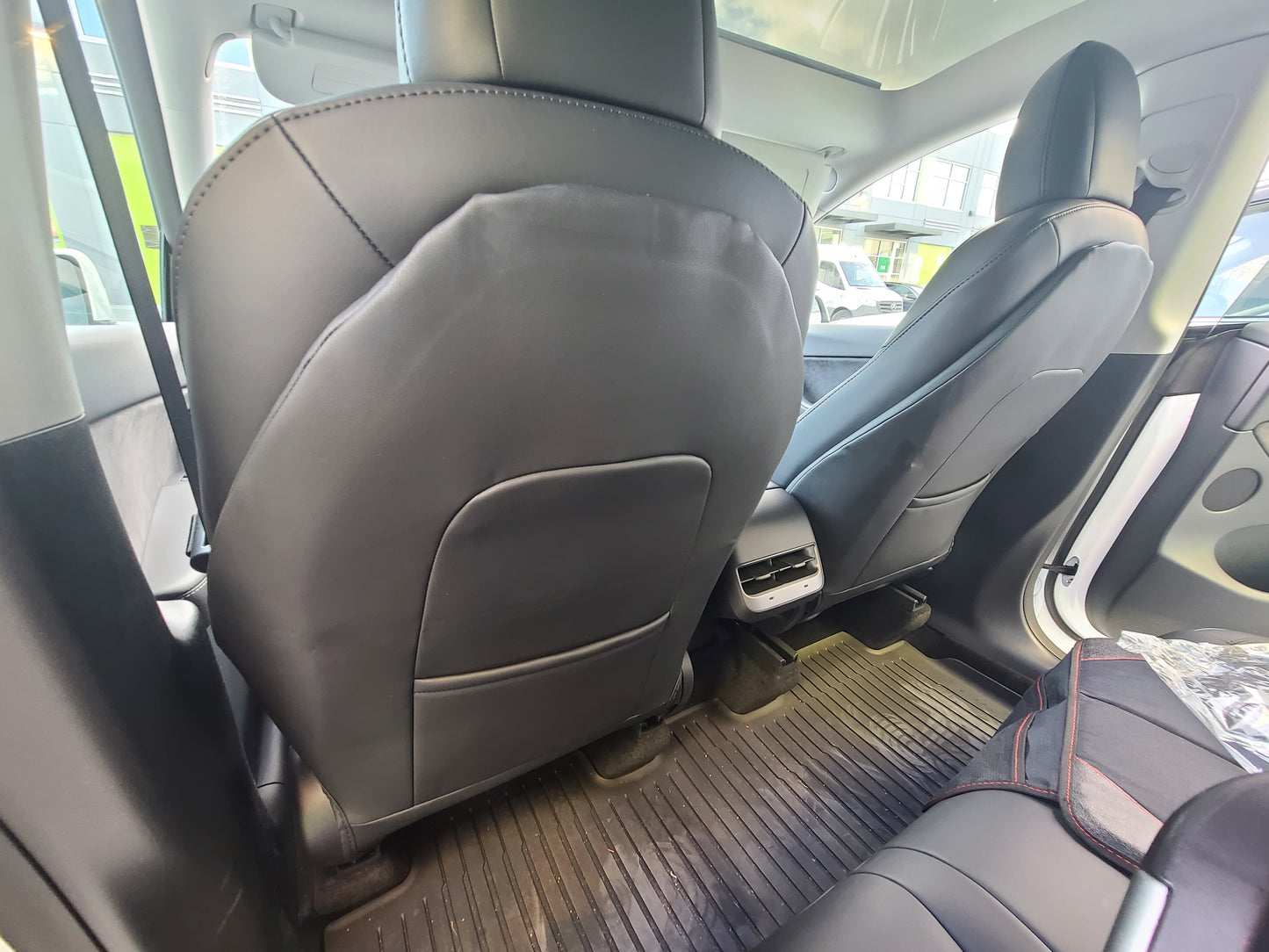 Model 3/Y: Full Backseat Kick Protector Mats(2 PCs)