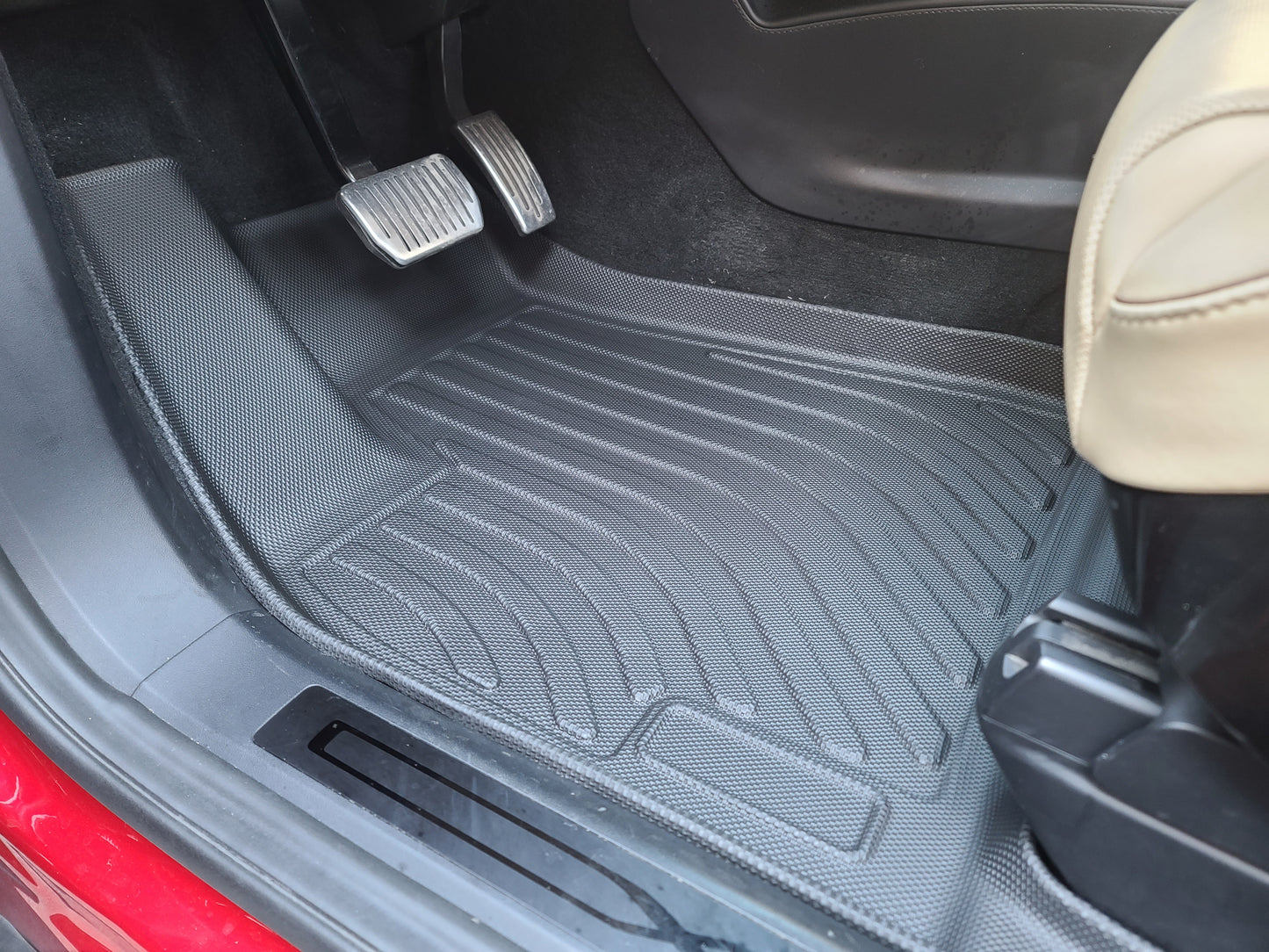 Model X 2017-2021: TPO All-weather Floor Mats (3 PCs or 4 PCs)