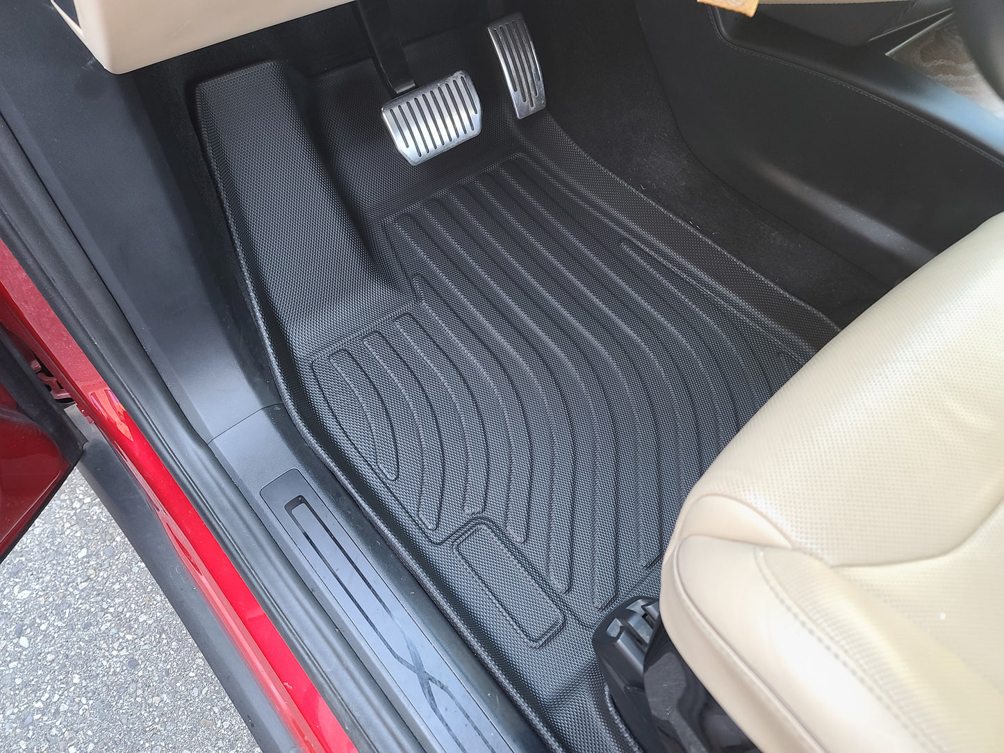 Model X 2017-2021: TPO All-weather Floor Mats (3 PCs or 4 PCs)