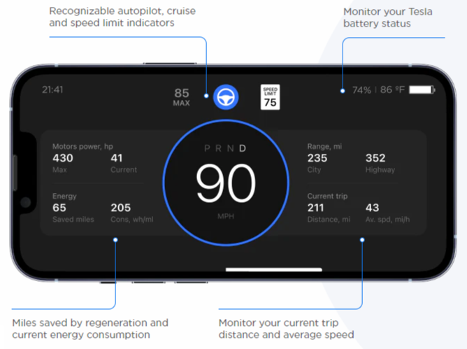 Model 3/Y: Teslogic Mobile Dashboard Display + Wireless Charging