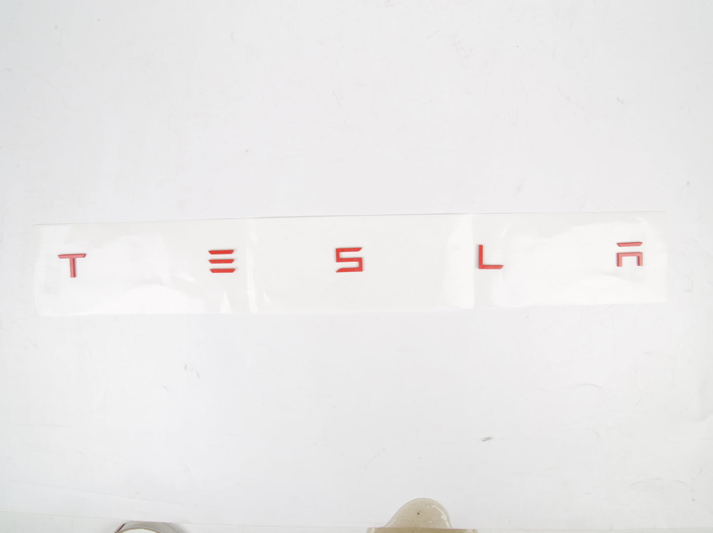 Model S/3/X/Y: Trunk Tesla Letter Logo Decal