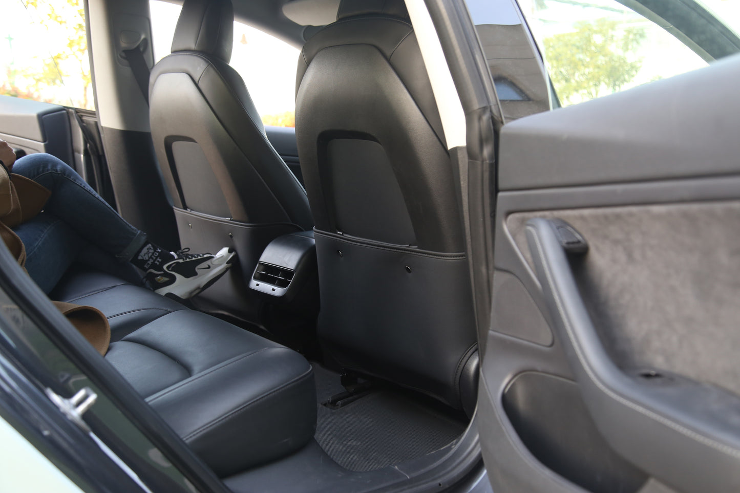 Model 3/Y: Full/Half Backseat Kick Protector Mats (2 PCs)