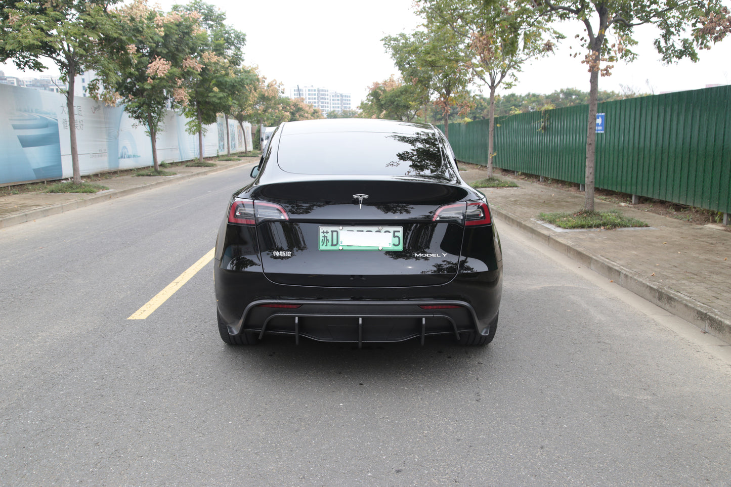 Model Y: Sports Rear Bumper Diffuser