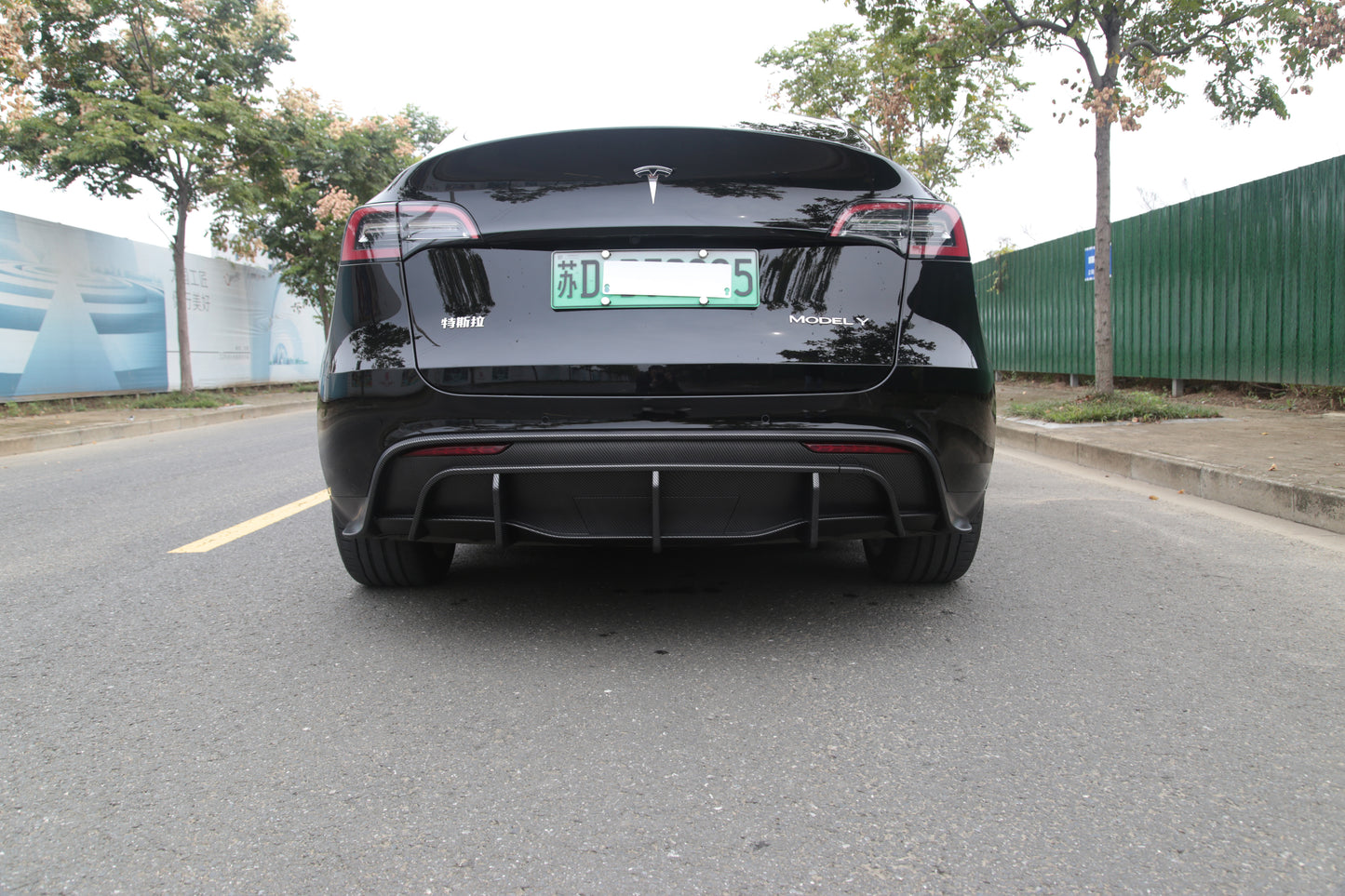 Model Y: Sports Rear Bumper Diffuser